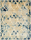 Celestial Haven Collection Area Rug -  Cosmos (Navy Blue) Rectangle Navy Blue Main