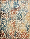 Celestial Haven Collection Area Rug -  Orion Rectangle Blue Main