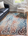 Celestial Haven Collection Area Rug -  Orion Rectangle Blue  lifestyle 2