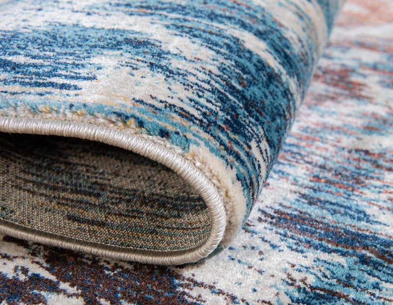 Celestial Haven Collection Area Rug -  Orion Rectangle Blue  lifestyle 7