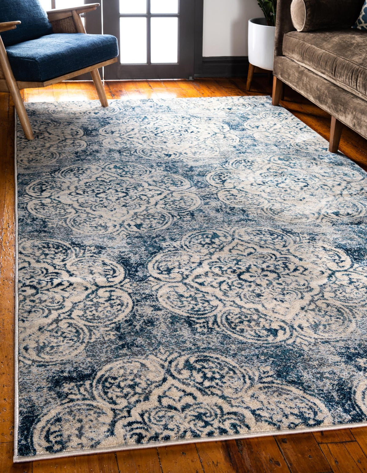 Celestial Haven Collection Area Rug -  Aurora Rectangle Beige  lifestyle 2