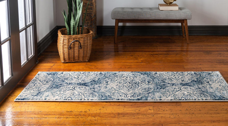 Celestial Haven Collection Area Rug -  Aurora Runner Beige  lifestyle 12