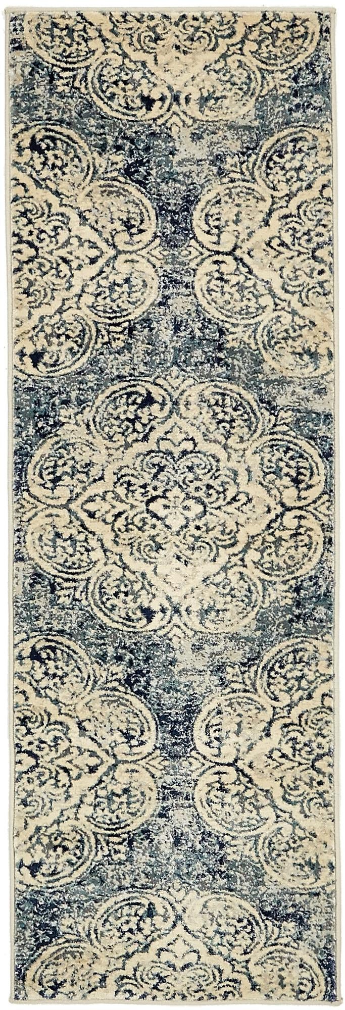 Celestial Haven Collection Area Rug -  Aurora Runner Beige  lifestyle 11