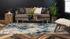 Celestial Haven Collection Area Rug -  Galaxy Rectangle Navy Blue  lifestyle 7