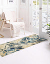 Celestial Haven Collection Area Rug -  Galaxy Runner Navy Blue  lifestyle 43
