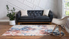 Celestial Haven Collection Area Rug -  Galaxy Rectangle Brick Red  lifestyle 8