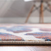 Celestial Haven Collection Area Rug -  Galaxy Rectangle Brick Red  lifestyle 10