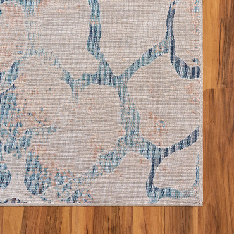 Celestial Haven Collection Area Rug -  Galaxy Rectangle Brick Red  lifestyle 20