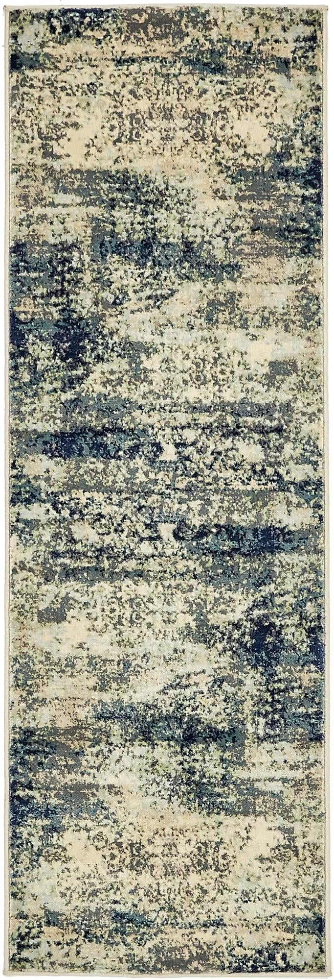 Celestial Haven Collection Area Rug -  Comet Runner Navy Blue  lifestyle 29