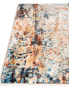 Celestial Haven Collection Area Rug -  Comet Rectangle Brick Red  lifestyle 14