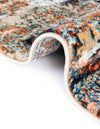 Celestial Haven Collection Area Rug -  Comet Rectangle Brick Red  lifestyle 20