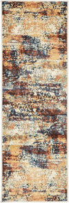Celestial Haven Collection Area Rug -  Comet Runner Brick Red  lifestyle 30