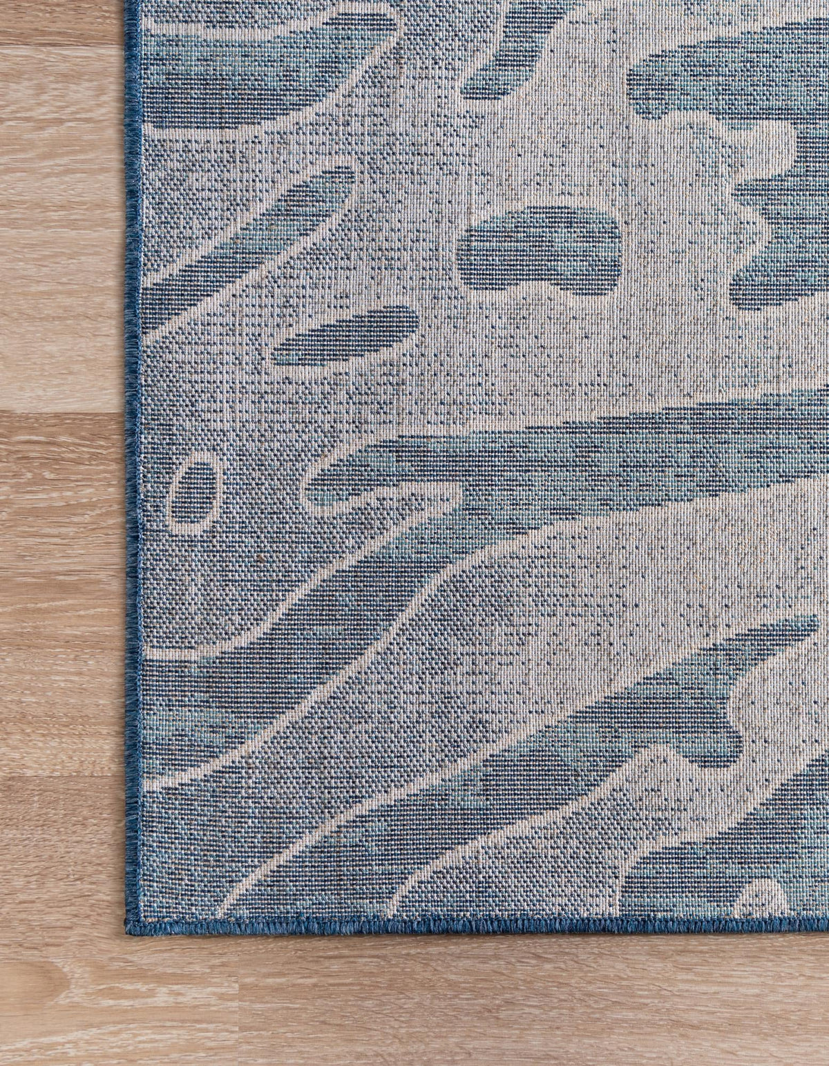 Celestial Haven Collection Area Rug -  Serenity Runner Navy Blue  lifestyle 9