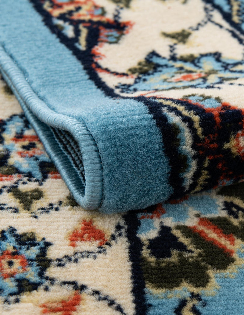 Tabriz Tapestry Collection Area Rug - Sahand (Blue) Rectangle Blue  lifestyle 17