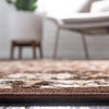 Tabriz Tapestry Collection Area Rug - Sahand (Brown) Square Brown  lifestyle 26