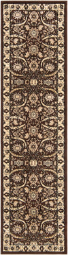 Tabriz Tapestry Collection Area Rug - Sahand (Brown) Runner Brown  lifestyle 38