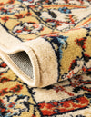 Tabriz Tapestry Collection Area Rug - Sahand (Cream) Round Cream  lifestyle 21