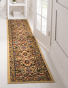 Tabriz Tapestry Collection Area Rug - Sahand (Cream) Runner Cream  lifestyle 15