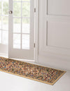 Tabriz Tapestry Collection Area Rug - Sahand (Cream) Runner Cream  lifestyle 18