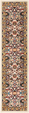 Tabriz Tapestry Collection Area Rug - Sahand (Cream) Runner Cream  lifestyle 12