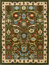 Tabriz Tapestry Collection Area Rug - Sahand (Green) Rectangle Green Main