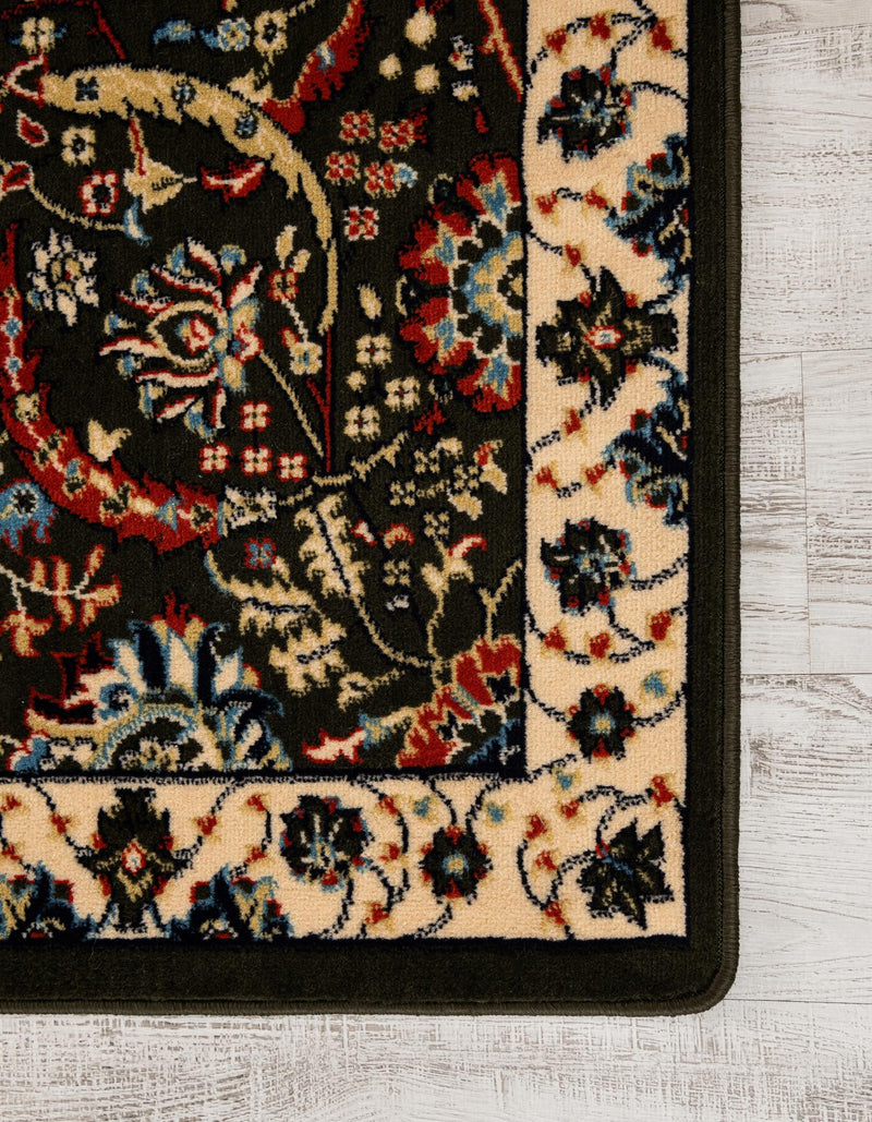 Tabriz Tapestry Collection Area Rug - Sahand (Green) Rectangle Green  lifestyle 5