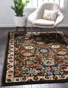 Tabriz Tapestry Collection Area Rug - Sahand (Green) Rectangle Green  lifestyle 2