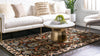 Tabriz Tapestry Collection Area Rug - Sahand (Green) Rectangle Green  lifestyle 3