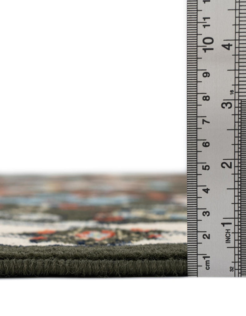 Tabriz Tapestry Collection Area Rug - Sahand (Green) Rectangle Green  lifestyle 5