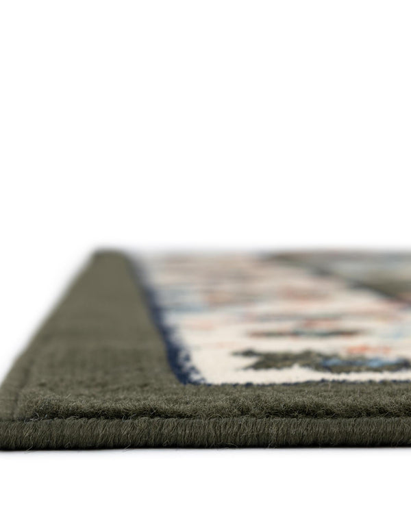 Tabriz Tapestry Collection Area Rug - Sahand (Green) Rectangle Green  lifestyle 7