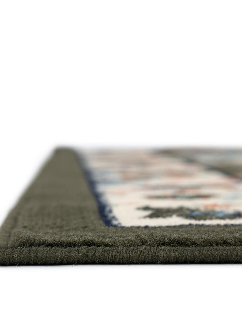 Tabriz Tapestry Collection Area Rug - Sahand (Green) Rectangle Green  lifestyle 7