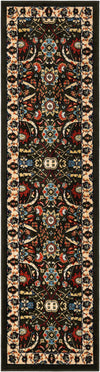 Tabriz Tapestry Collection Area Rug - Sahand (Green) Runner Green  lifestyle 18