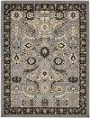 Tabriz Tapestry Collection Area Rug - Sahand (Dark Gray) Rectangle Dark Gray Main