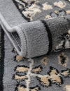 Tabriz Tapestry Collection Area Rug - Sahand (Dark Gray) Rectangle Dark Gray  lifestyle 6