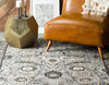 Tabriz Tapestry Collection Area Rug - Sahand (Dark Gray) Rectangle Dark Gray  lifestyle 15