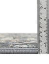 Tabriz Tapestry Collection Area Rug - Sahand (Dark Gray) Runner Dark Gray  lifestyle 28
