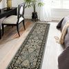 Tabriz Tapestry Collection Area Rug - Sahand (Dark Gray) Runner Dark Gray  lifestyle 58