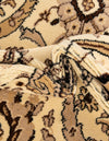 Tabriz Tapestry Collection Area Rug - Sahand (Ivory) Round Ivory  lifestyle 32