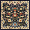 Tabriz Tapestry Collection Area Rug - Sahand (Navy Blue) Square Navy Blue  lifestyle 13