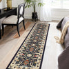 Tabriz Tapestry Collection Area Rug - Sahand (Navy Blue) Runner Navy Blue  lifestyle 35
