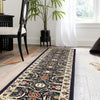 Tabriz Tapestry Collection Area Rug - Sahand (Navy Blue) Runner Navy Blue  lifestyle 37