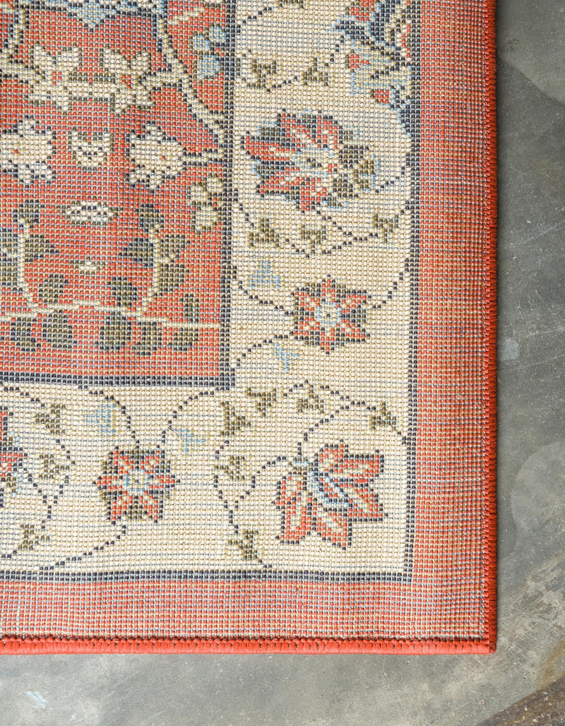 Tabriz Tapestry Collection Area Rug - Sahand (Terracotta) Rectangle Terracotta  lifestyle 9