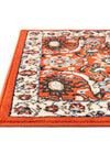 Tabriz Tapestry Collection Area Rug - Sahand (Terracotta) Rectangle Terracotta  lifestyle 13
