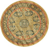 Ottoman Elegance Collection Area Rug -  Izmir Round Blue  lifestyle 19