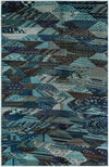 Sedona Vista Collection Area Rug -  Yucca Rectangle Blue  lifestyle 2