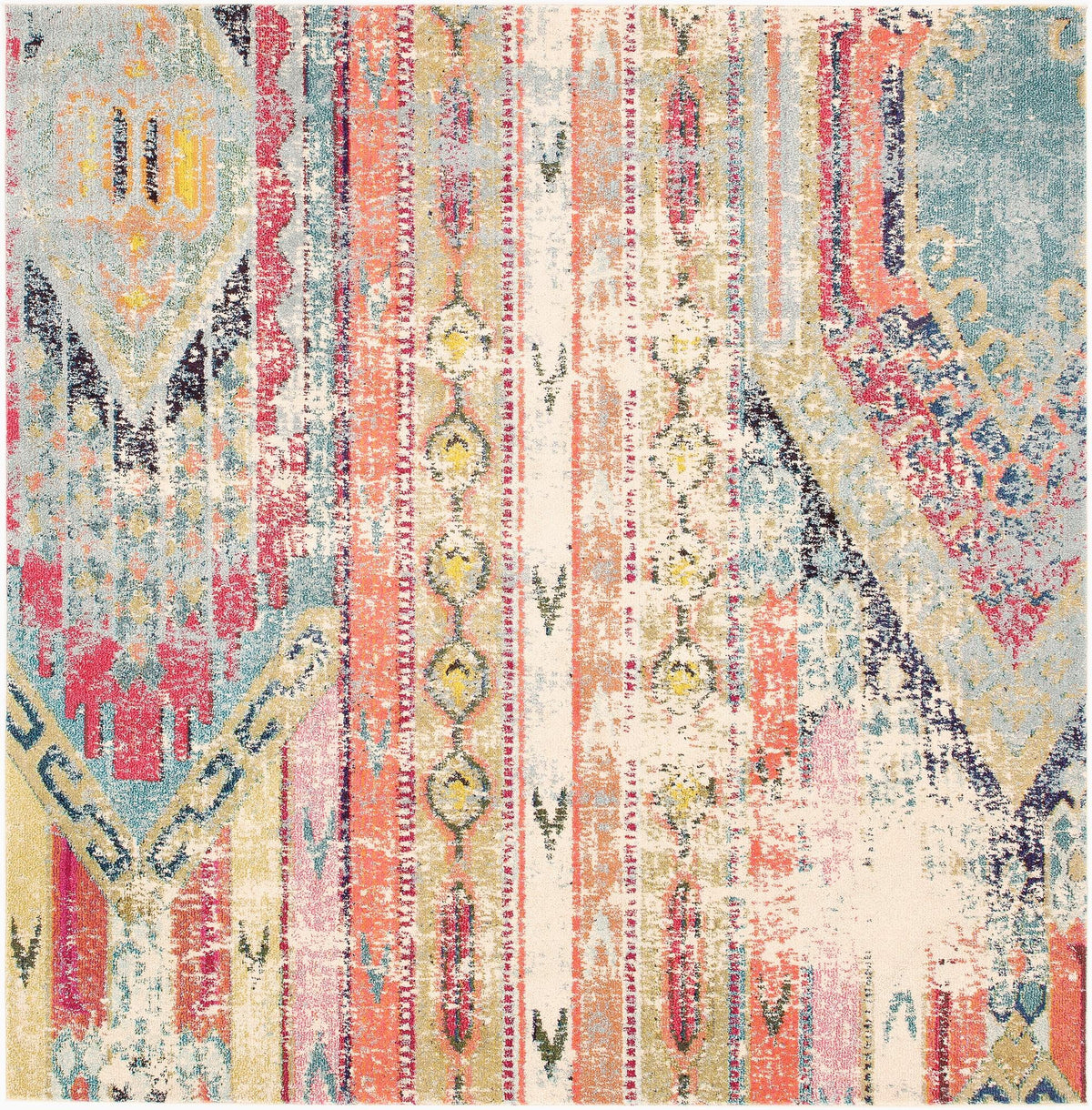 Sedona Vista Collection Area Rug -  Cholla Square Multi  lifestyle 22