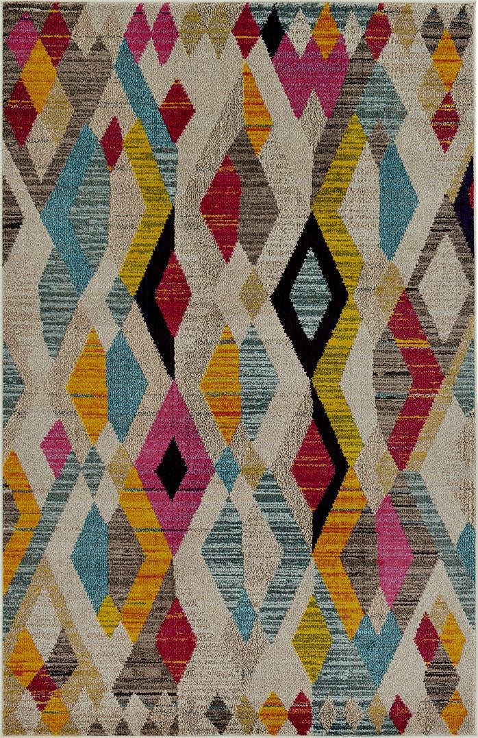 Sedona Vista Collection Area Rug -  Pricklypear Rectangle Multi  lifestyle 2