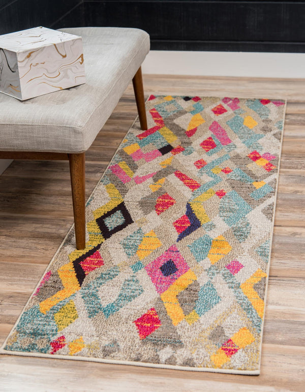Sedona Vista Collection Area Rug -  Pricklypear Runner Multi  lifestyle 23