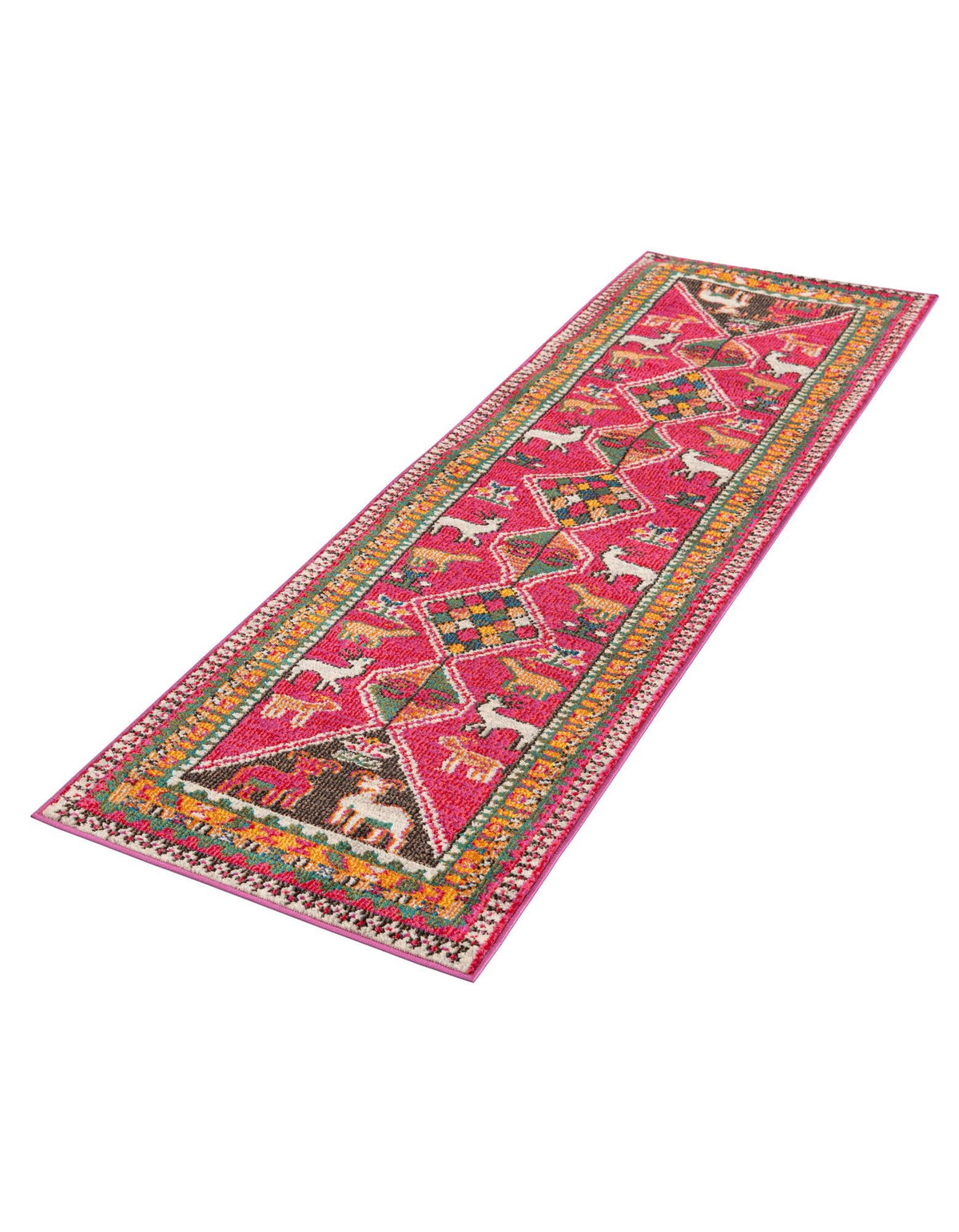 Sedona Vista Collection Area Rug -  Nolina Runner Pink  lifestyle 24