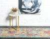 Sedona Vista Collection Area Rug -  Zuni Runner Light Blue  lifestyle 21